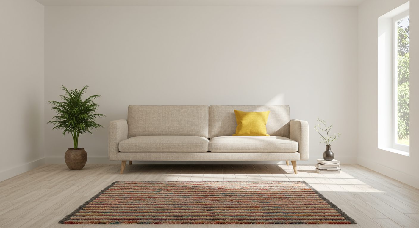 Tapis coloré : 9 conseils pour oser la couleur sans faute de goût
