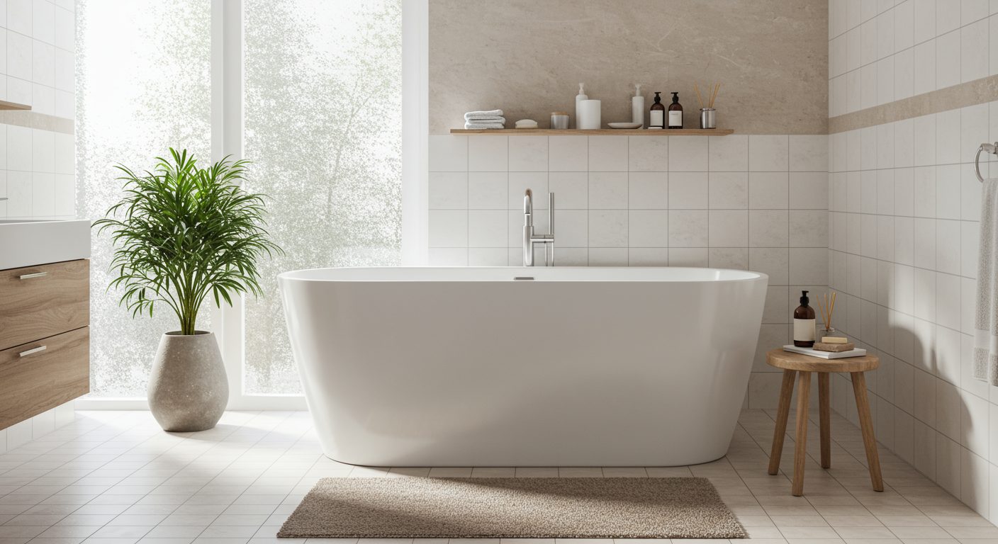 Tapis salle de bain : 9 conseils pour un sol sûr, sec et élégant