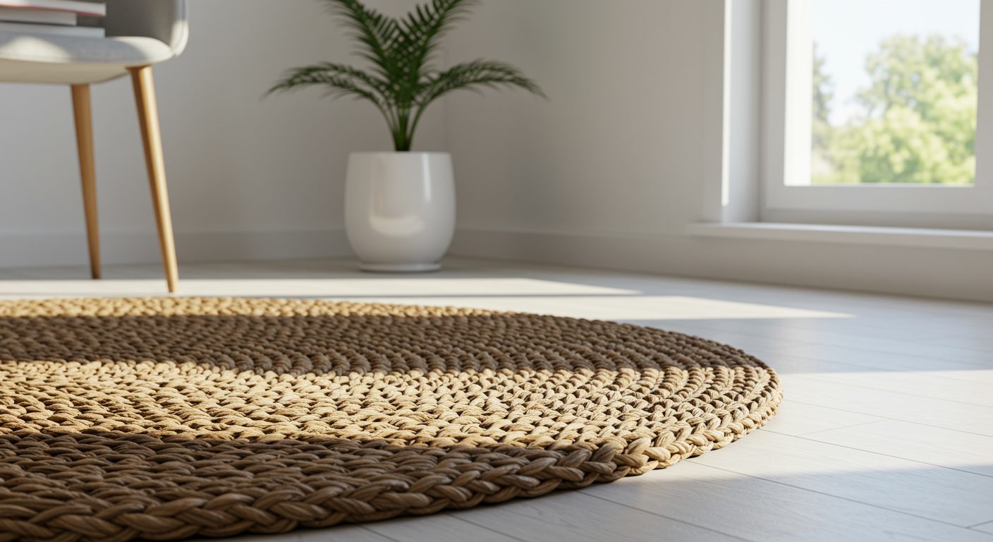 Tapis rond en jute : 6 problèmes courants et comment les résoudre