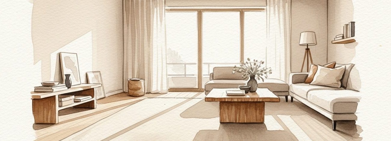 Tapis beige salon moderne : 9 conseils pour bien le choisir