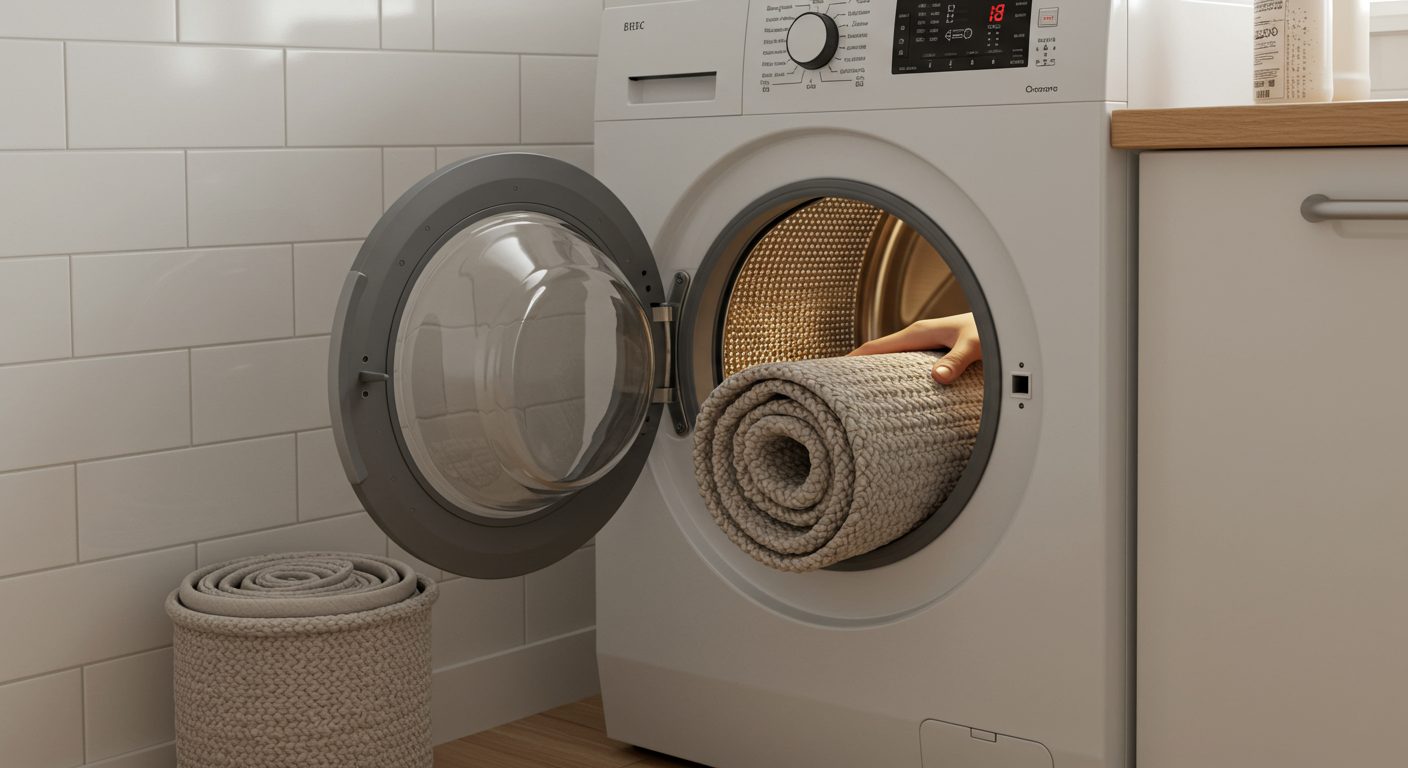 Tapis lavable en machine : guide pratique pour ne pas se tromper