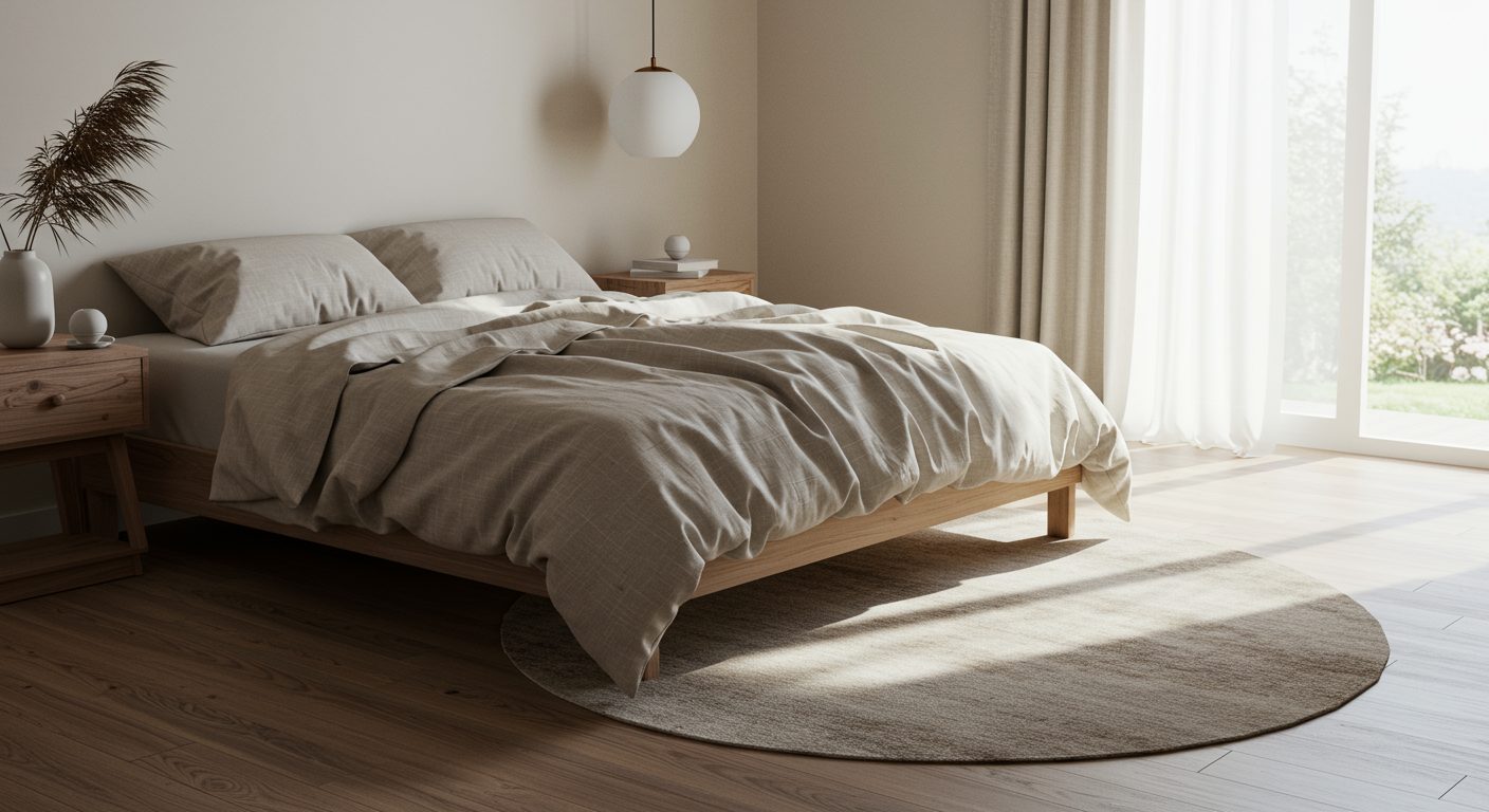 Tapis rond : placement, dimensions et règles d'or pour chaque pièce