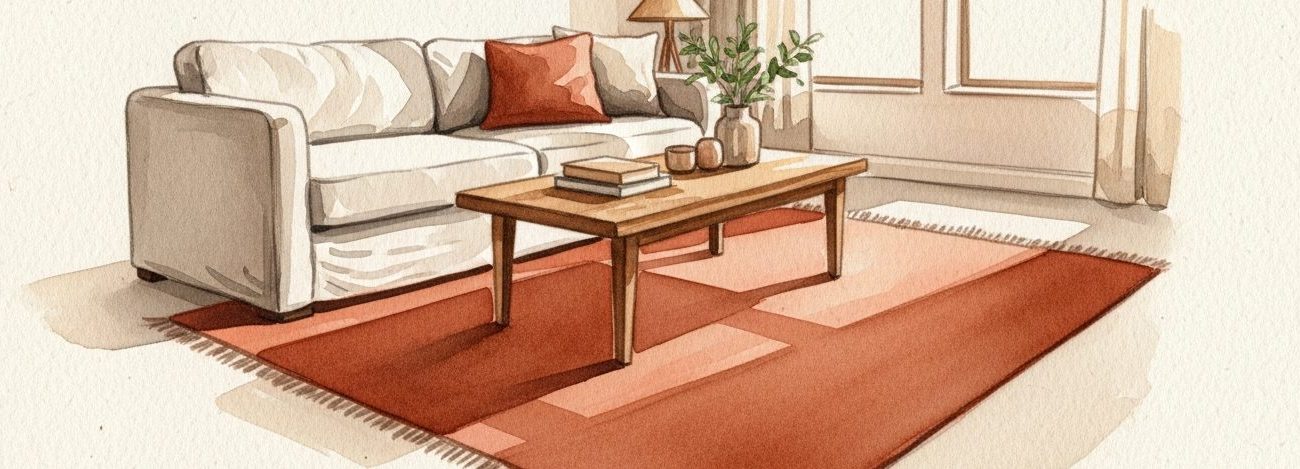 Tapis terracotta déco salon : le comparatif complet